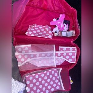 american girl carrier and bed